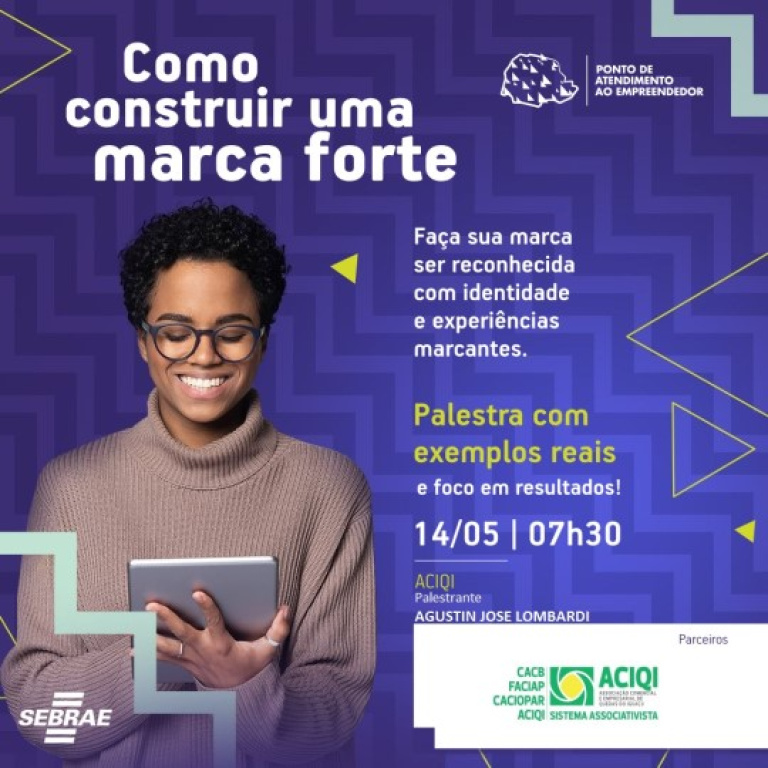 Palestra: Como construir uma marca forte