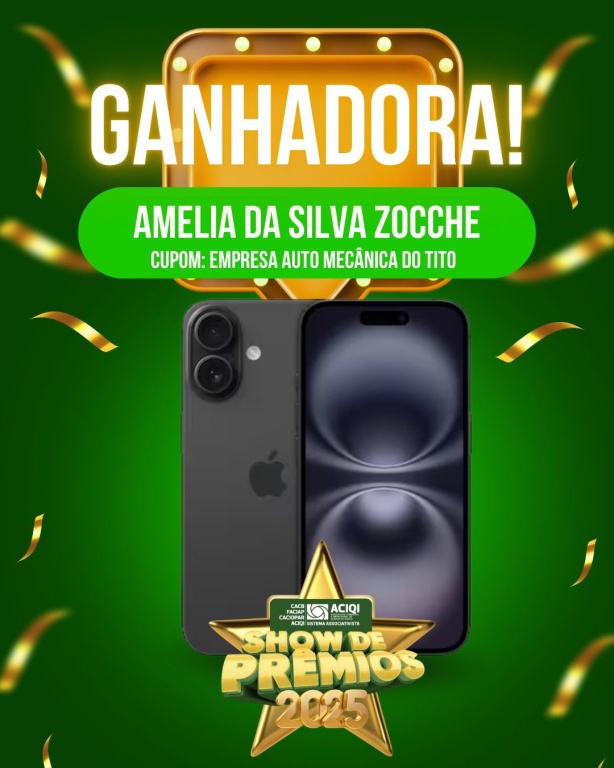 Show de Prêmios da ACIQI 2025
