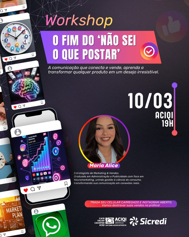 Workshop: “O fim do não sei o que posta!”